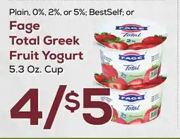 DeCicco & Sons Fage Total Greek Fruit Yogurt offer