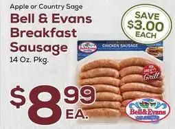 DeCicco & Sons Bell & Evans Breakfast Sausage offer