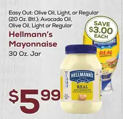 DeCicco & Sons Hellmann's Mayonnaise offer