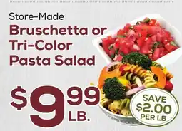 DeCicco & Sons Bruschetta or Tri-Color Pasta Salad offer