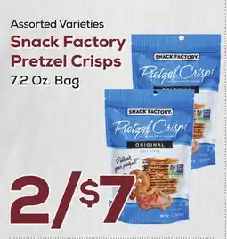 DeCicco & Sons Snack Factory Pretzel Crisps offer