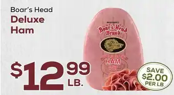 DeCicco & Sons Boar's Head Deluxe Ham offer