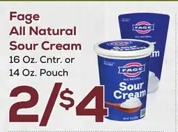 DeCicco & Sons Fage All Natural Sour Cream offer