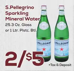 DeCicco & Sons S.Pellegrino Sparkling Mineral Water offer