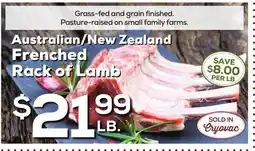 DeCicco & Sons Frenched Rack of Lamb offer
