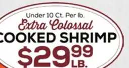 DeCicco & Sons Extra Colossal COOKED SHRIMP offer
