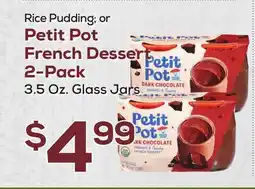 DeCicco & Sons Petit Pot French Dessert 2-Pack offer