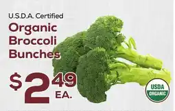 DeCicco & Sons Organic Broccoli Bunches offer