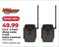 Runnings Wildgame Innovations 2 Pack 20mp Insite V Cell Game Cameras offer