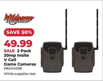 Runnings Wildgame Innovations 2 Pack 20mp Insite V Cell Game Cameras offer