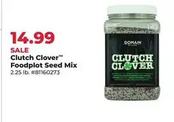 Runnings Domain Clutch Clover Foodplot Seed Mix offer