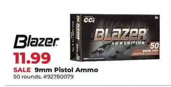 Runnings Blazer 9mm Pistol Ammo offer