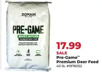 Runnings Domain Pre-Game Premium Deer Feed offer