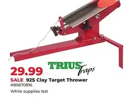 Runnings 92S Clay Target Thrower offer
