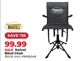 Runnings Swivel Blind Chair offer