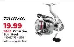 Runnings Daiwa Crossfire Spin Reel offer