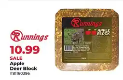 Runnings Runnings Apple Deer Block offer