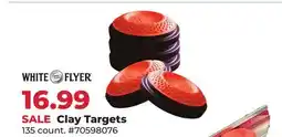 Runnings White Flyer Clay Targets offer