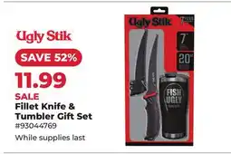 Runnings Ugly Stik Fillet Knife & Tumbler Gift Set offer