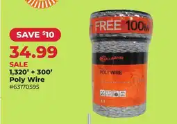 Runnings Gallagher 1,320' + 300' Poly Wire offer