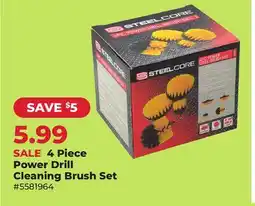 Runnings Steelcore 4 Piece Power Drill Cleaning Brush Set offer