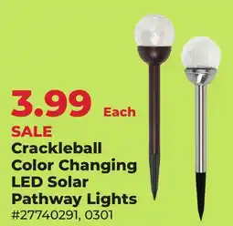 Runnings Livingscape Crackleball Color Changing LED Solar Pathway Lights offer