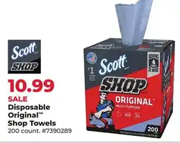 Runnings Scott Disposable Original Shop Towels offer