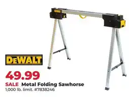 Runnings Dewalt Metal Folding Sawhorse offer