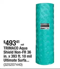 The Home Depot TRIMACO Aqua Shield Non-FR 36 in. x 393 ft. 10 mil Ultimate Surface Protector offer