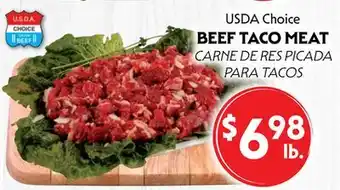 La Chiquita Food Market USDA Choice BEEF TACO MEAT offer