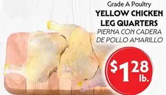 La Chiquita Food Market Grade A Poultry YELLOW CHICKEN LEG QUARTERS offer