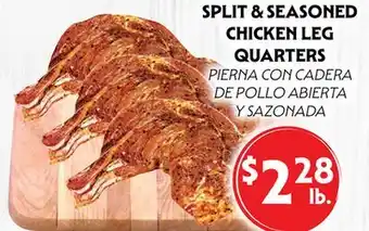 La Chiquita Food Market SPLIT & SEASONED CHICKEN LEG QUARTERS offer