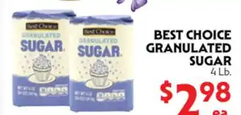 La Chiquita Food Market BEST CHOICE GRANULATED SUGAR offer