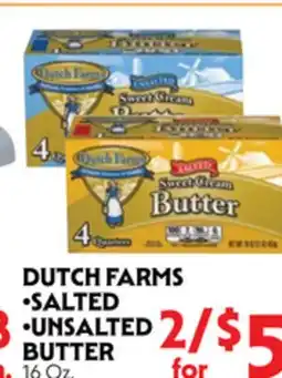 La Chiquita Food Market DUTCH FARMS •SALTED •UN SALTED BUTTER offer
