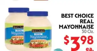 La Chiquita Food Market BEST CHOICE REAL MAYONNAISE offer