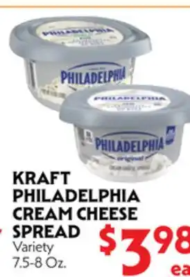 La Chiquita Food Market KRAFT PHILADELPHIA CREAM CHEESE SPREAD offer