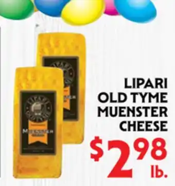 La Chiquita Food Market LIPARI OLD TYME MUENSTER CHEESE offer