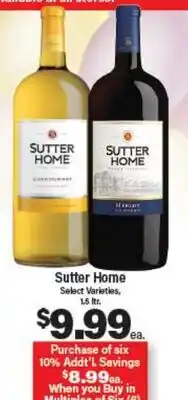 Angelo Caputo's Fresh Market Sutter Home offer