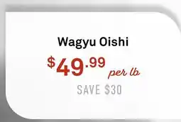 Standard Market Wagyu Oishi offer