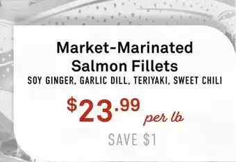 Standard Market Market-Marinated Salmon Fillets offer
