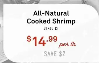 Standard Market All-Natural Cooked Shrimp offer