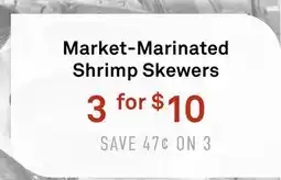 Standard Market Market-Marinated Shrimp Skewers offer