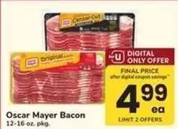 Safeway Oscar Mayer Bacon offer
