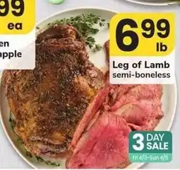 Safeway Leg of Lamb offer