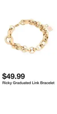 TJ Maxx Ricky Graduated Link Bracelet offer