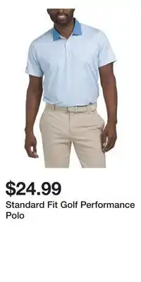 TJ Maxx Standard Fit Golf Performance Polo offer