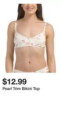 TJ Maxx Pearl Trim Bikini Top offer
