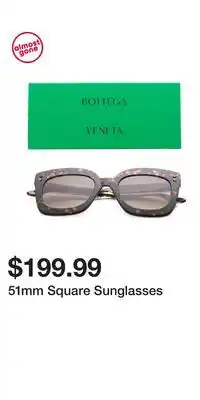 TJ Maxx 51mm Square Sunglasses offer