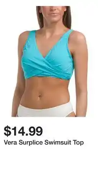 TJ Maxx Vera Surplice Swimsuit Top offer