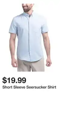 TJ Maxx Short Sleeve Seersucker Shirt offer